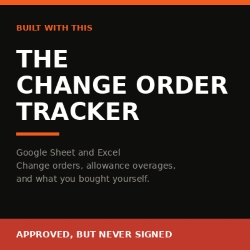 The Change Order Tracker